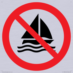 Prohibition: No sailing